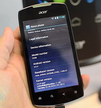 Acer Liquid Glow E330